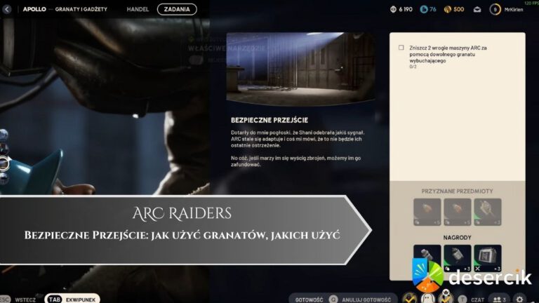 ARC Raiders – Bezpieczne Przejście: jak użyć granatów, jakich użyć