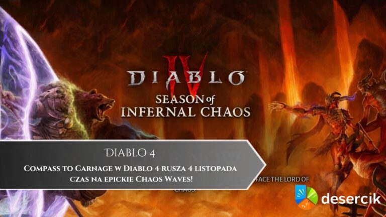 Compass to Carnage w Diablo 4 rusza 4 listopada – czas na epickie Chaos Waves!