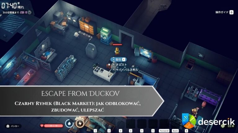 Escape From Duckov – Czarny Rynek (Black Market): jak odblokować, zbudować, ulepszać