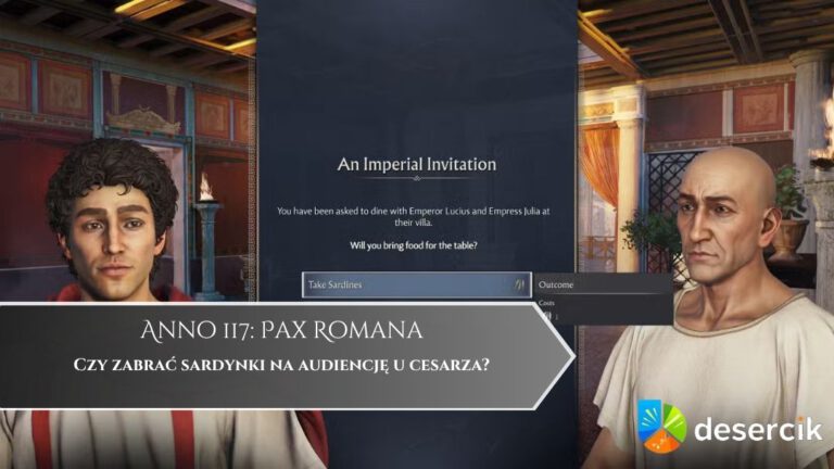 Anno 117: Pax Romana – Czy zabrać sardynki na audiencję u cesarza?