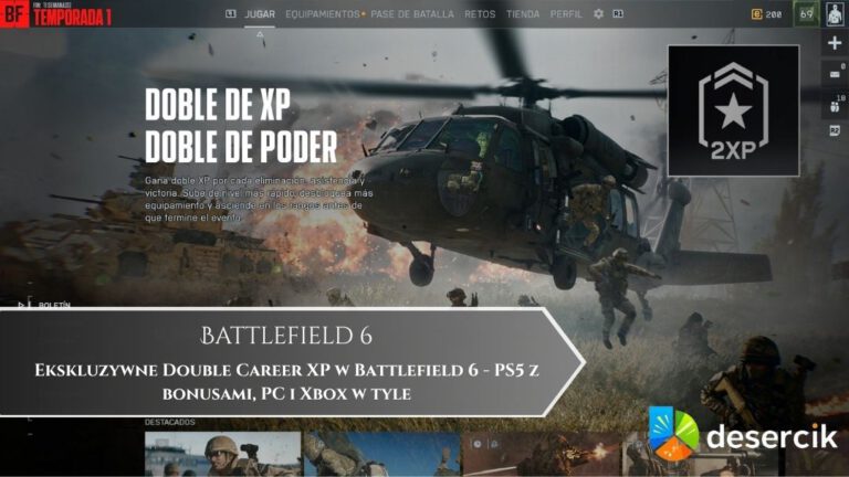 Ekskluzywne Double Career XP w Battlefield 6 – PS5 z bonusami, PC i Xbox w tyle
