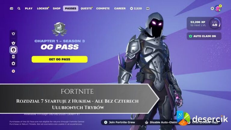 Fortnite Rozdział 7 Startuje z Hukiem – Ale Bez Czterech Ulubionych Trybów
