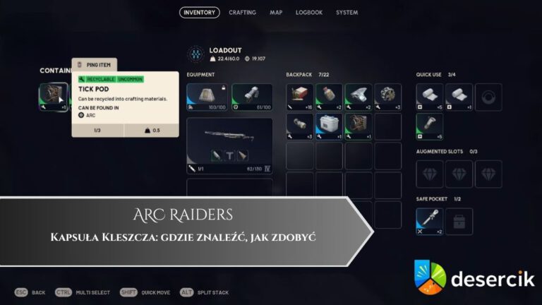 ARC Raiders – Kapsuła Kleszcza: gdzie znaleźć, jak zdobyć