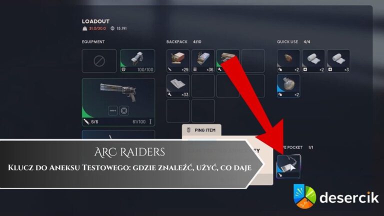 ARC Raiders – Klucz do Aneksu Testowego: gdzie znaleźć, użyć, co daje