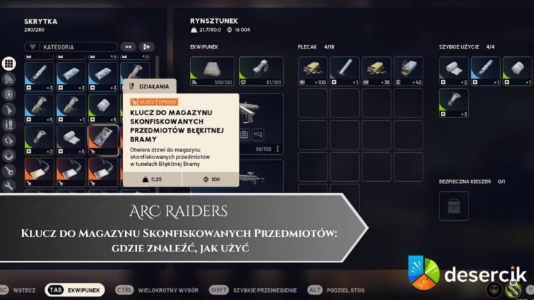 ARC Raiders – Klucz do Magazynu Skonfiskowanych Przedmiotów: gdzie znaleźć, jak użyć