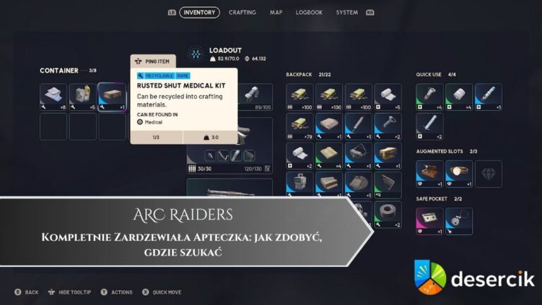 ARC Raiders – Kompletnie Zardzewiała Apteczka: jak zdobyć, gdzie szukać