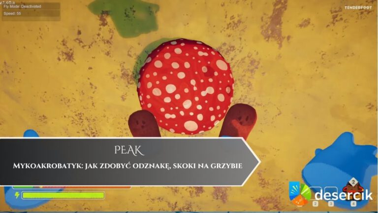 PEAK – Mykoakrobatyk: jak zdobyć odznakę, skoki na grzybie