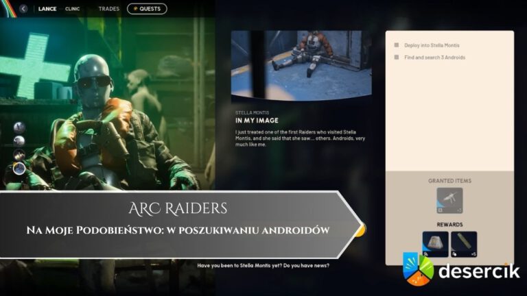 ARC Raiders – Na Moje Podobieństwo: w poszukiwaniu androidów