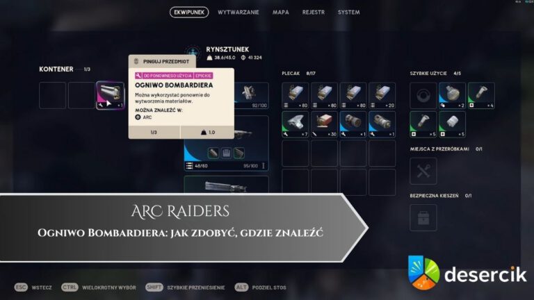ARC Raiders – Ogniwo Bombardiera: jak zdobyć, gdzie znaleźć