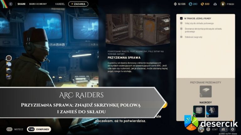ARC Raiders – Przyziemna sprawa: znajdź skrzynkę polową i zanieś do składu