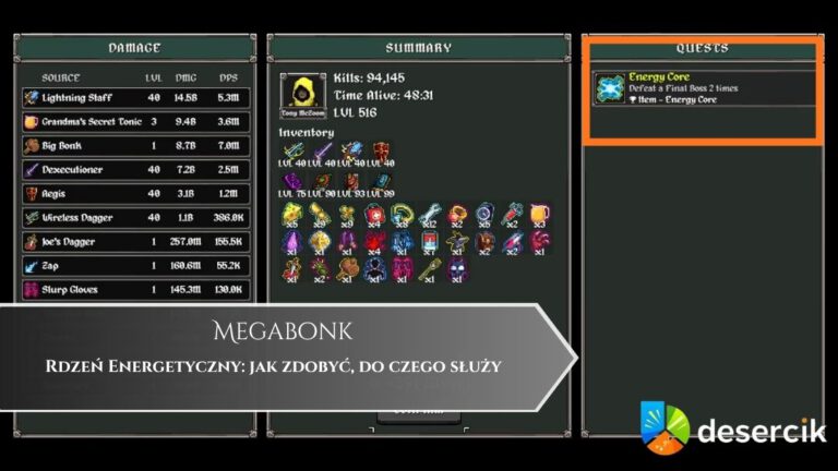 Megabonk – Rdzeń Energetyczny: jak zdobyć, do czego służy