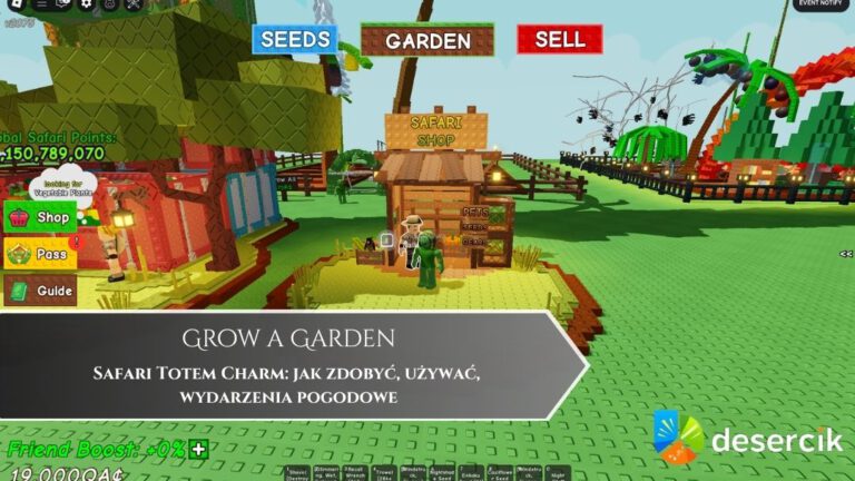 Grow a Garden – Safari Totem Charm: jak zdobyć, używać, wydarzenia pogodowe