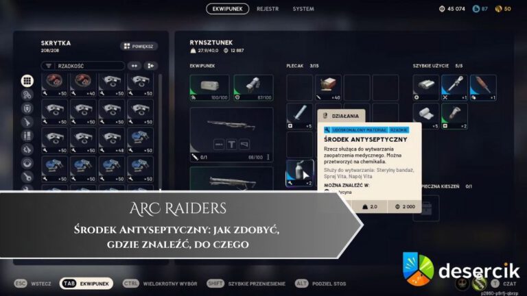 ARC Raiders – Środek Antyseptyczny: jak zdobyć, gdzie znaleźć, do czego