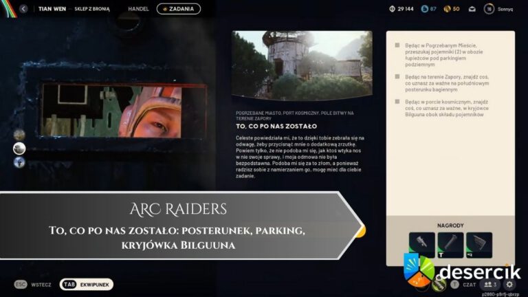ARC Raiders – To, co po nas zostało: posterunek, parking, kryjówka Bilguuna