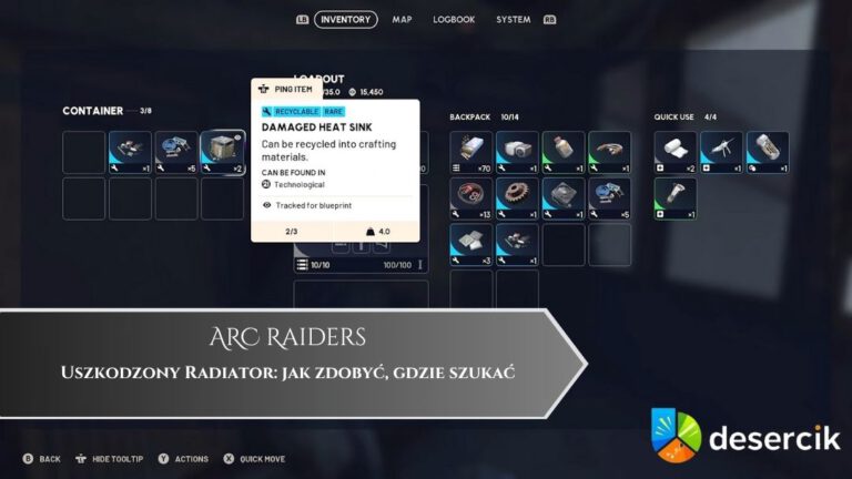 ARC Raiders – Uszkodzony Radiator: jak zdobyć, gdzie szukać