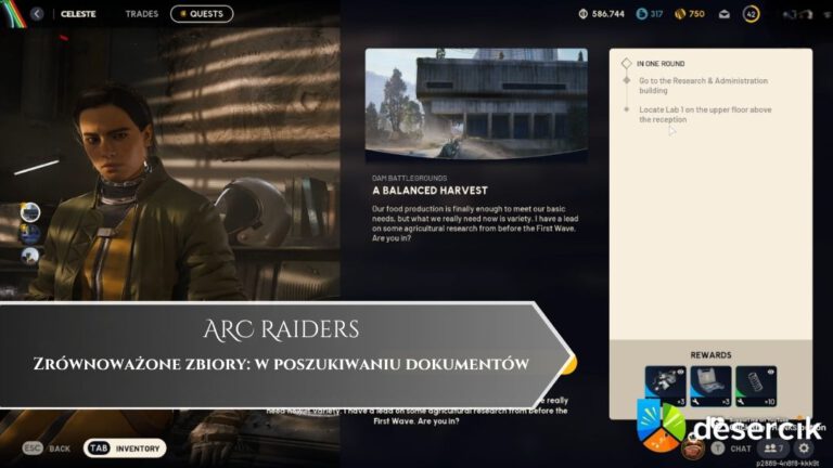 ARC Raiders – Zrównoważone zbiory: w poszukiwaniu dokumentów