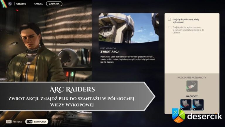 ARC Raiders &ndash; Zwrot Akcji: znajdź plik do szantażu w P&oacute;łnocnej Wieży Wykopowej