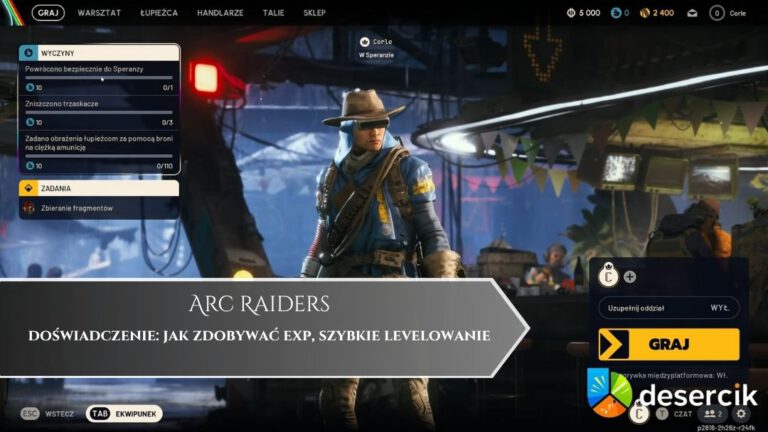 ARC Raiders – doświadczenie: jak zdobywać exp, szybkie levelowanie, punkty szabrowania