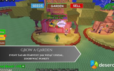 Grow a Garden – event Safari Harvest: jak wziąć udział, zdobywać punkty