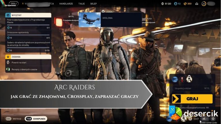 ARC Raiders – jak grać ze znajomymi, Crossplay, zapraszać graczy