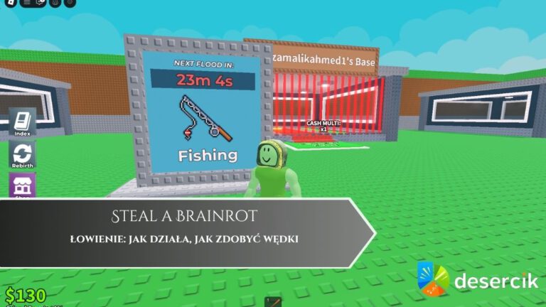 Steal a Brainrot – łowienie: jak działa, jak zdobyć wędki