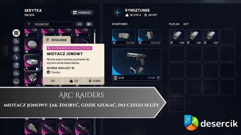 ARC Raiders – miotacz jonowy: jak zdobyć, gdzie szukać, do czego służy