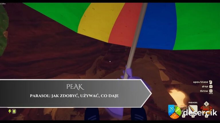 PEAK – parasol: jak zdobyć, używać, co daje