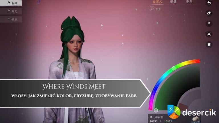 Where Winds Meet – włosy: jak zmienić kolor, fryzurę, zdobywanie farb