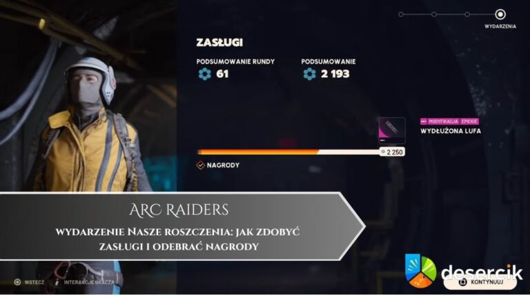 ARC Raiders – wydarzenie Nasze roszczenia: jak zdobyć zasługi i odebrać nagrody