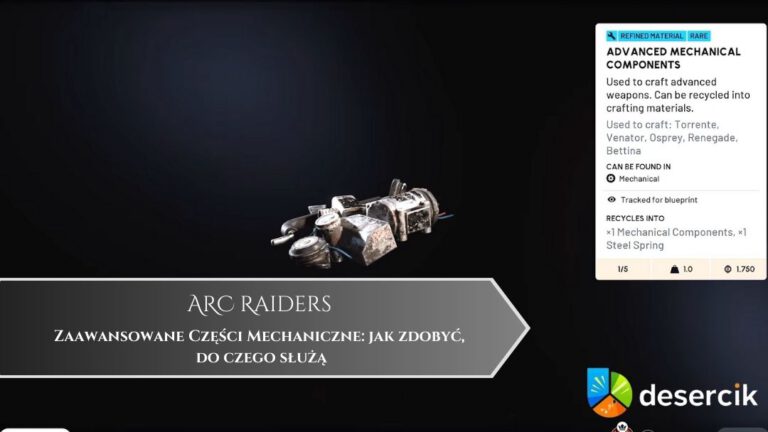 ARC Raiders – Zaawansowane Części Mechaniczne: jak zdobyć, do czego służą