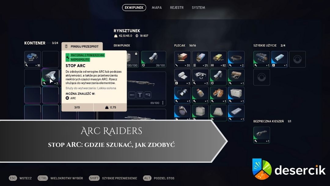 ARC Raiders – stop ARC: gdzie szukać, jak zdobyć