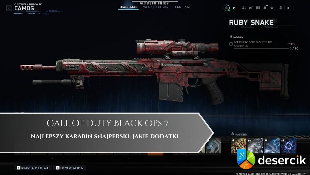 Call of Duty Black Ops 7 – najlepszy karabin snajperski, jakie dodatki