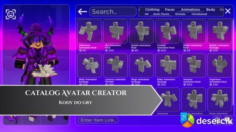Catalog Avatar Creator – kody do gry