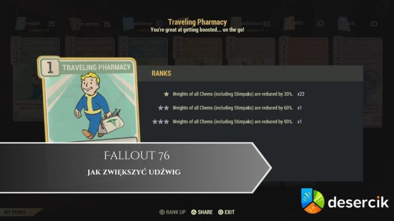 Fallout 76 – jak zwiększyć udźwig