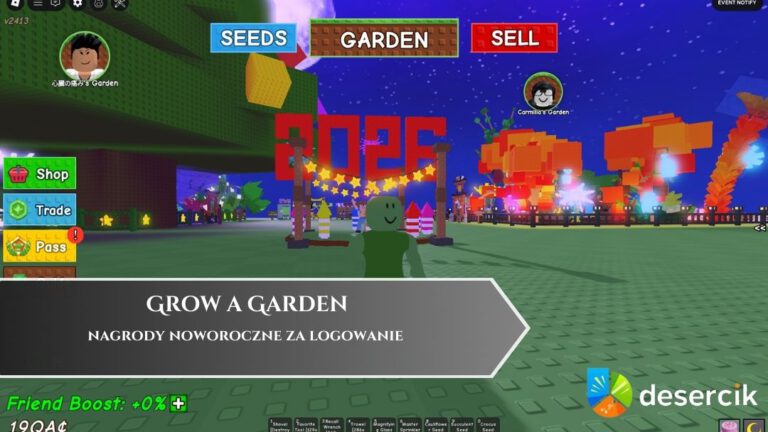 Grow a Garden &ndash; nagrody noworoczne za logowanie