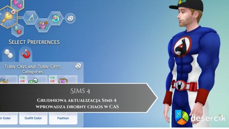 Grudniowa aktualizacja Sims 4 wprowadza drobny chaos w CAS