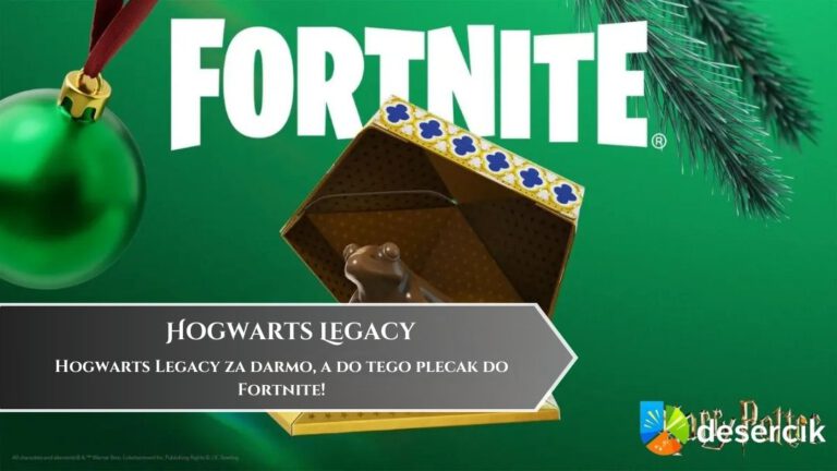 Hogwarts Legacy za darmo, a do tego plecak do Fortnite!