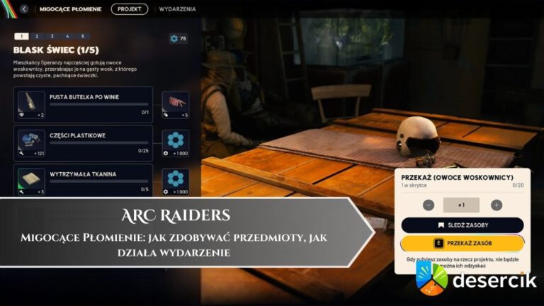 ARC Raiders – Migocące Płomienie: jak zdobywać przedmioty, jak działa wydarzenie