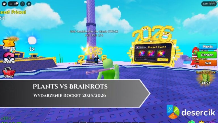 Plants vs Brainrots – Wydarzenie Rocket 2025/2026