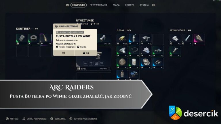 ARC Raiders &ndash; Pusta Butelka po Winie: gdzie znaleźć, jak zdobyć