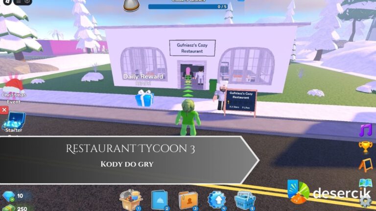 Restaurant Tycoon 3 – Kody bonusowe i podarunkowe
