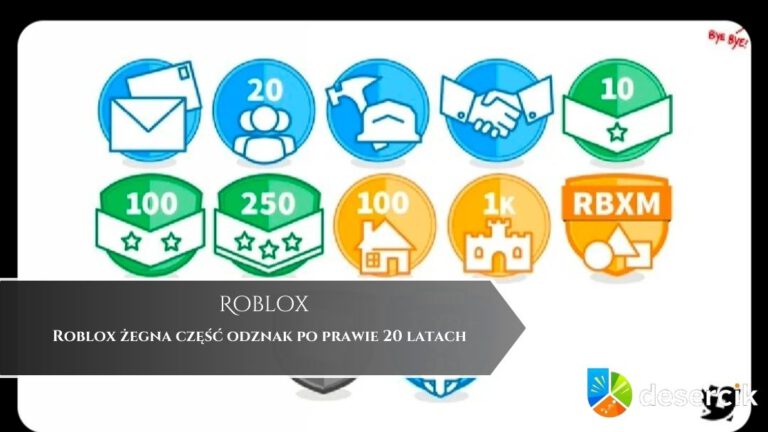 Roblox żegna część odznak po prawie 20 latach