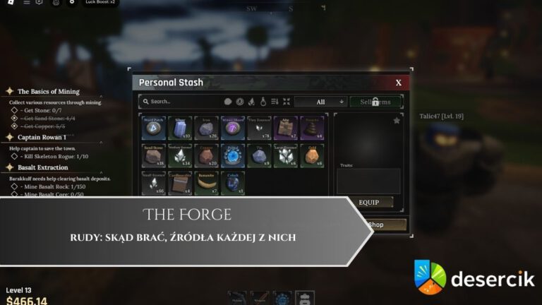 The Forge – rudy: skąd brać, źródła każdej z nich