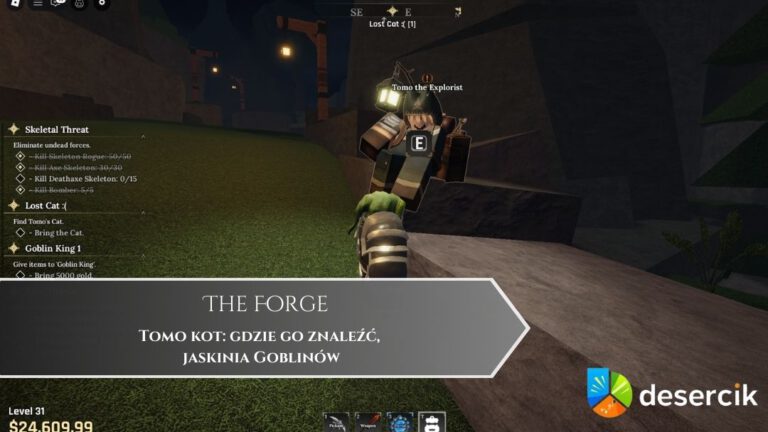 The Forge – Tomo kot: gdzie go znaleźć, jaskinia Goblinów
