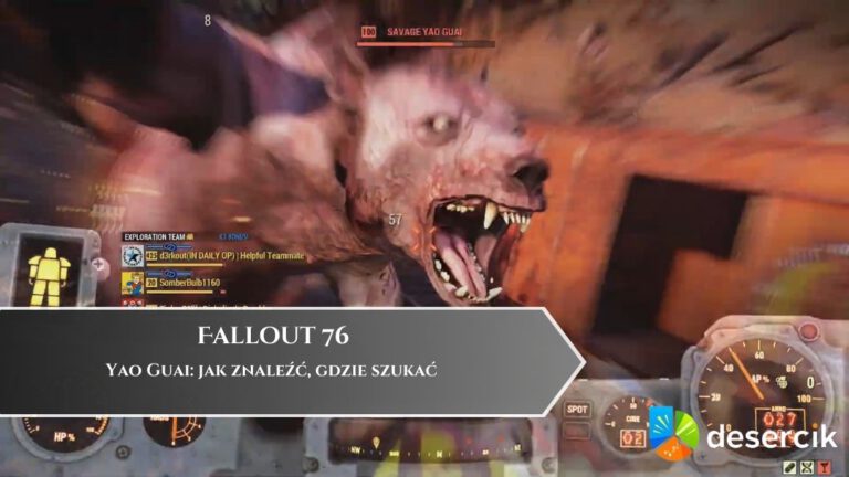 Fallout 76 – Yao Guai: jak znaleźć, gdzie szukać
