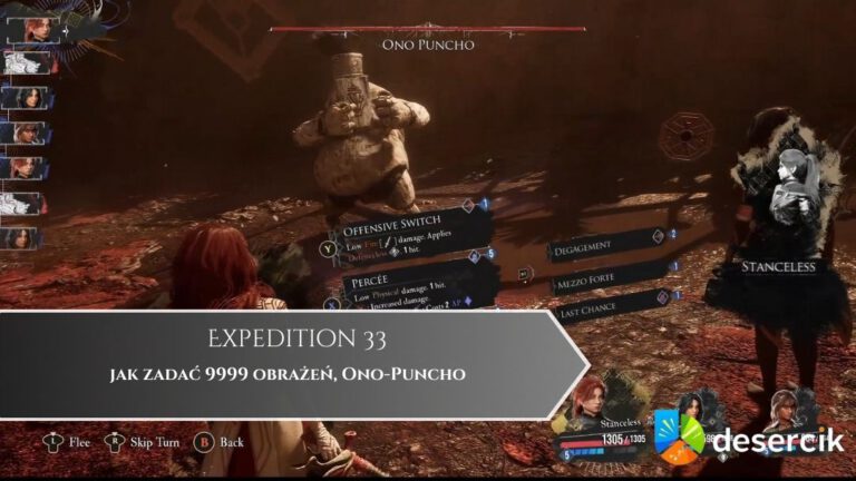 Expedition 33 – jak zadać 9999 obrażeń, Ono-Puncho