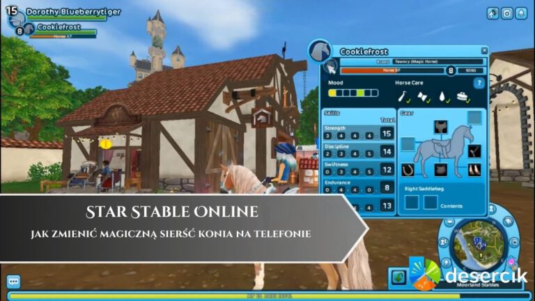 Star Stable Online – jak zmienić magiczną sierść konia na telefonie