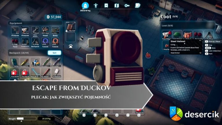 Escape From Duckov – plecak: jak zwiększyć pojemność