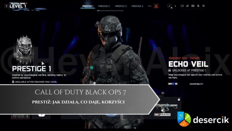 Call of Duty Black Ops 7 – prestiż: jak działa, co daje, korzyści