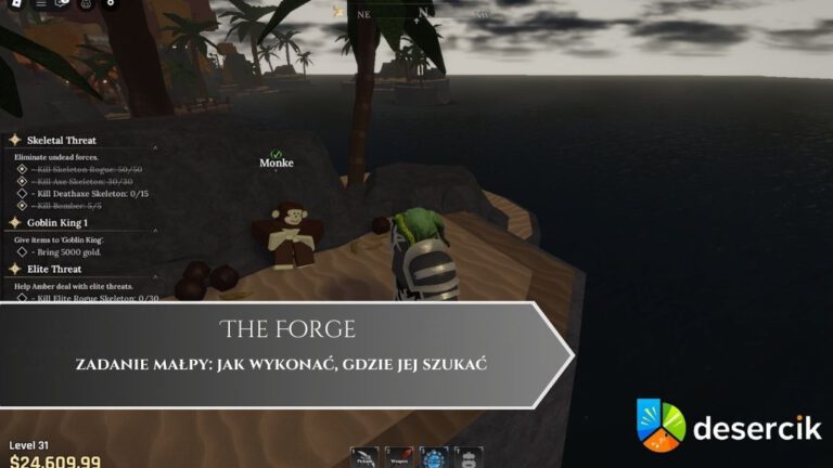 The Forge – zadanie małpy: jak wykonać, gdzie jej szukać